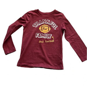 Carter’s thankful for family and football long sleeve t shirt